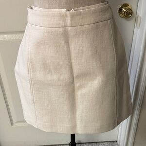 MARELLA Cream Mini A-Line Skirt